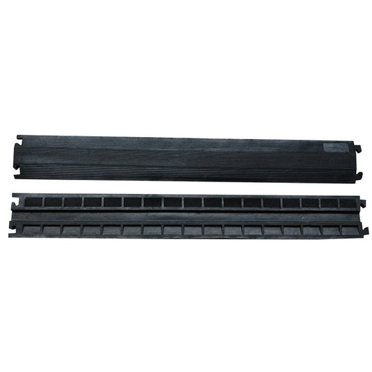 PACK PASACABLES PEATONAL NEGRO DE 1 CANAL (4pza )