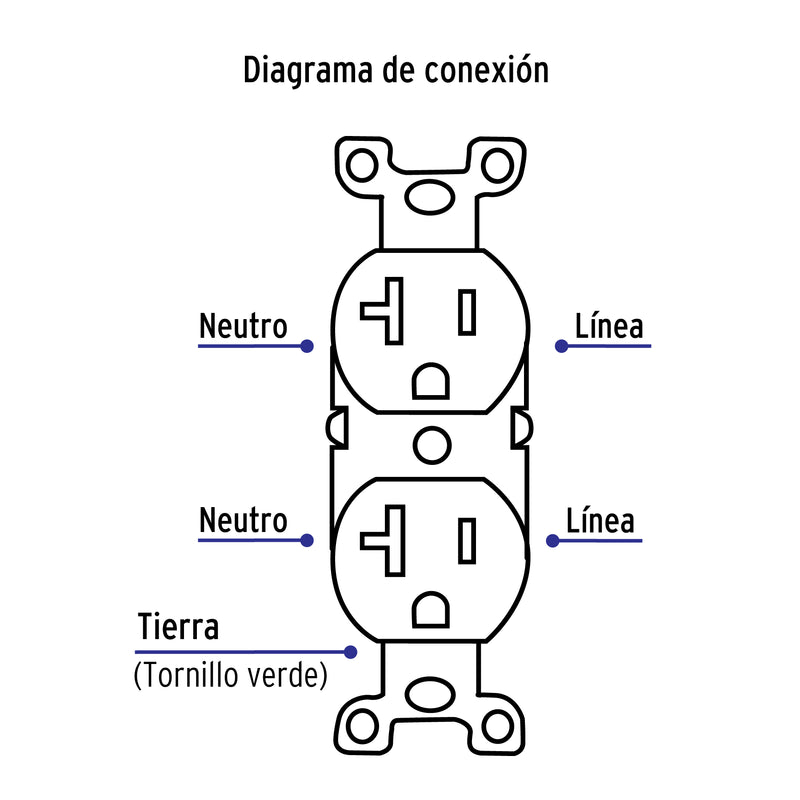 Cargue la imagen en el visor de la galería, Contacto dúplex 20 Amperes
