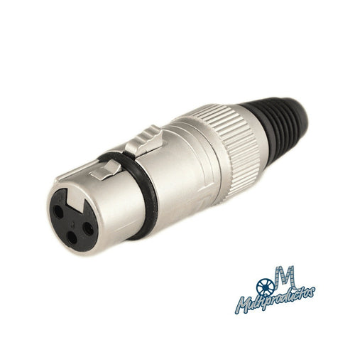 Conector 3-Pin XLR Hembra, Profesional