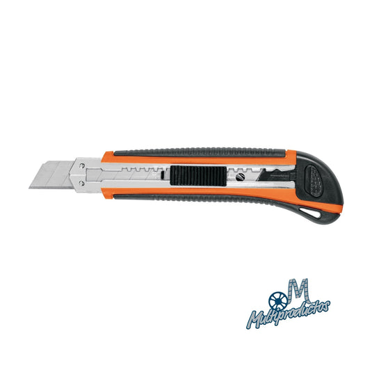 Navaja - Cutter 18 mm profesional con alma metálica y grip