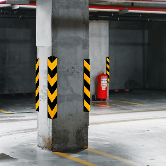 Protector de hule para columnas de estacionamiento