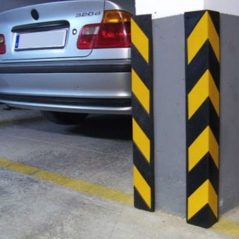 Cargue la imagen en el visor de la galería, Protector de hule para columnas de estacionamiento
