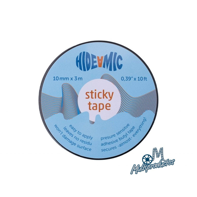Cargue la imagen en el visor de la galería, Cinta Doble Capa - Hide-a-mic Sticky Tape 3 Metros x 10mm

