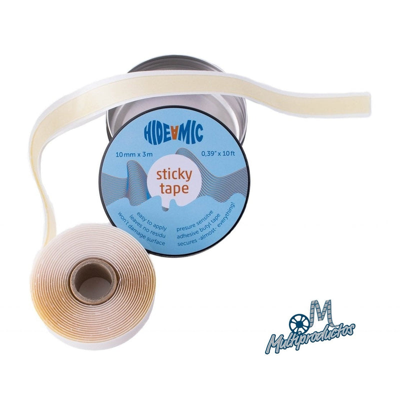 Cargue la imagen en el visor de la galería, Cinta Doble Capa - Hide-a-mic Sticky Tape 3 Metros x 10mm
