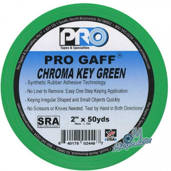 Cargue la imagen en el visor de la galería, Gaffer Tape Chroma Key Green de 2&quot;
